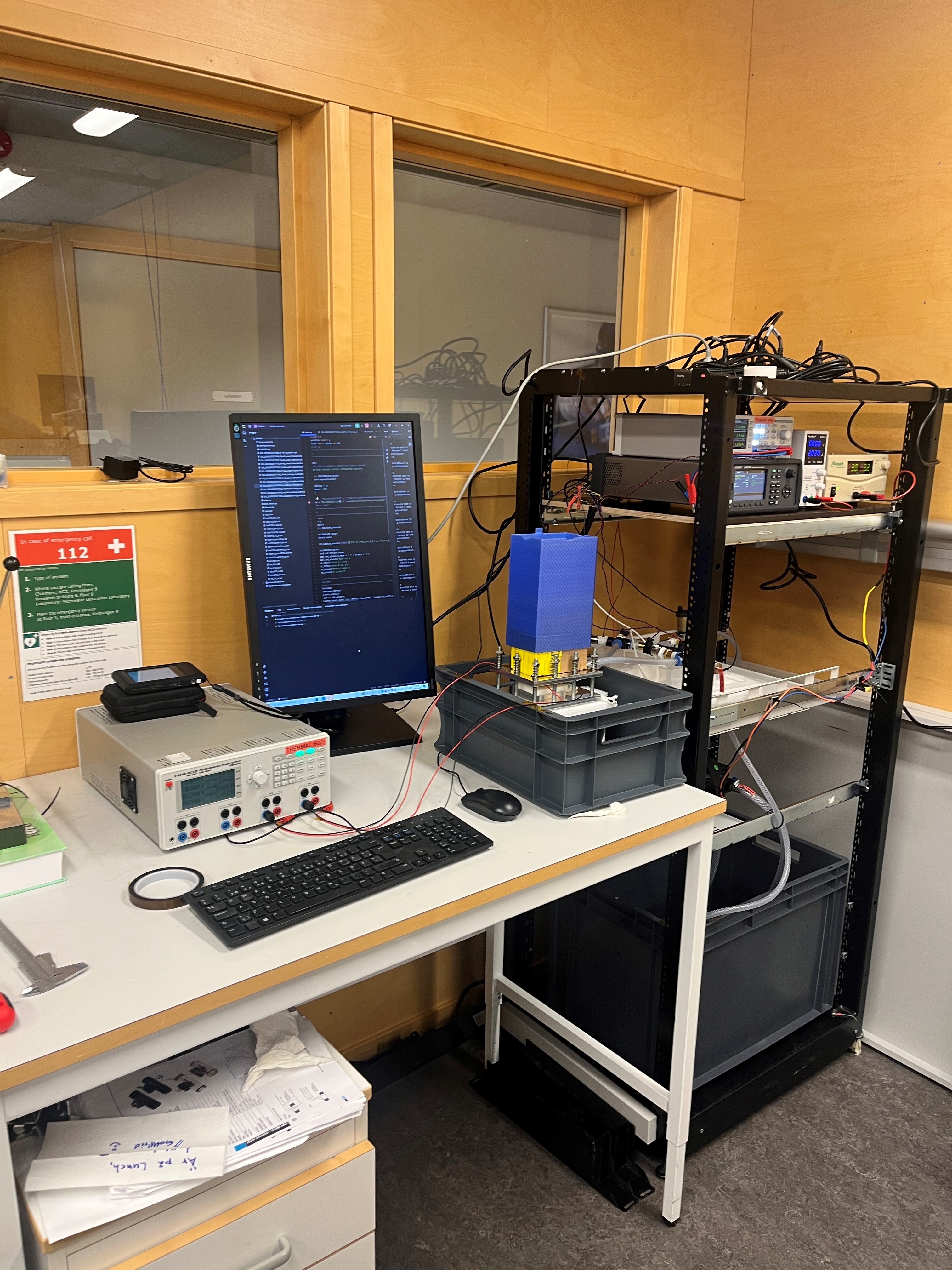 Picture of Active cooling test bed